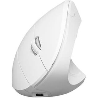 Mouse Sem Fio Vinik PM300, Vertical, Ergonômico Ortopédico, 2.4 GHz, Power Fit, 1600 DPI, Recarregável, Branco - 265455