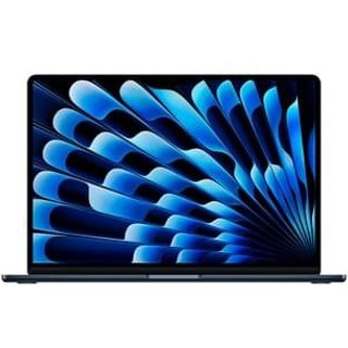 MacBook Air Apple 15" Chip M4, CPU 10 Núcleos, GPU 10 Núcleos, Neural Engine 16 Núcleos, 16GB RAM, SSD 256GB, Meia-noite - MW1L3BZ/A