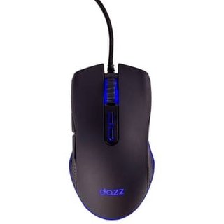 Mouse Gamer Dazz GMO2001, RGB, 7200DPI Ajustável, 07 Botões, 500Hz, Preto, - 62000182