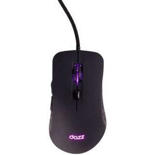 Mouse Gamer DAZZ GMO2000, RGB, 7200 DPI Ajustável, 6 Botões, 500Hz, Preto - 62000180