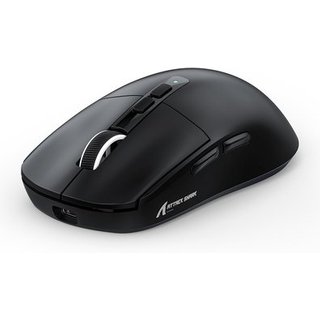 Mouse Gamer sem Fio Attack Shark X6 Ultraleve com Base de Carregamento Magnético RGB, Tri-Mode, 26.000 DPI, Sensor Óptico PAW3395, 7 Botões Programáveis - Preto