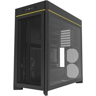 Gabinete Gamer Montech HS01, Mid-Tower, Vidro Temperado, Preto - HS01BK