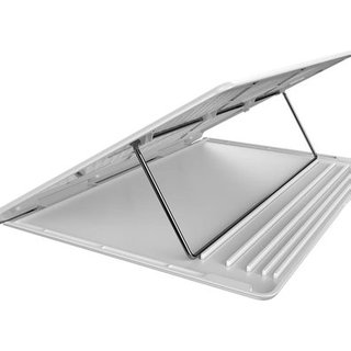 Suporte para Notebook Baseus Let's Go Mesh, com Ajuste de Altura, Branco e Cinza - SUDD-2G