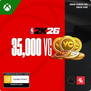 Gift Card NBA 2K26: 35,000 Moedas Virtuais (VC), Xbox