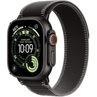 Apple Watch Ultra 3 GPS + Cellular, Caixa Preta de Titânio de 49 mm, Pulseira loop Trail Preta/Carvão, M/G - MF1H4BE/A