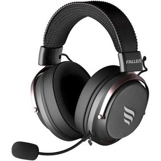 Headset Gamer Sem Fio Fallen Morcego Pro Wireless, 7.1 Virtual, Surround, Bluetooth 5.2, Microfone Destacável, Preto - HE00062
