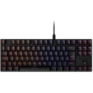 Teclado Mecânico Gamer Husky Harbor, ABNT2, RGB, Switch Gateron Red, Hotswap, Preto - HTG210PTVR