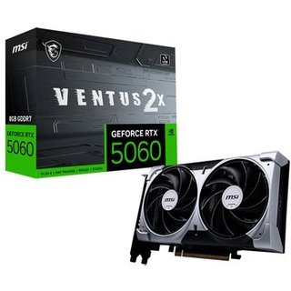 Placa De Vídeo MSI Geforce Rtx5060 8gb Gdrr7 Ventus Oc Edition 2x 128 Bits - 912-V537-054