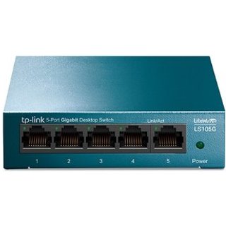 Switch TP-Link LS105G, 10/100/1000Mbps, Gigabit Ethernet, 5 portas - 100001784