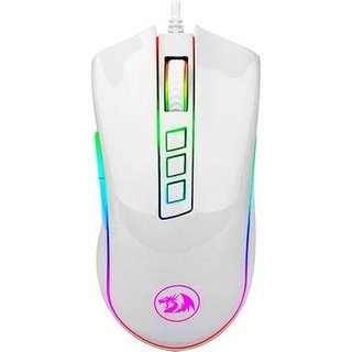 Mouse Gamer Redragon Cobra, Chroma RGB, 10000DPI, 7 Botões, Lunar White - M711W