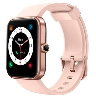 SmartWatch KaBuM! smart 700, Rosé, Pulseira Extra Vermelho, Compatível IoT Alexa - KBSAC021