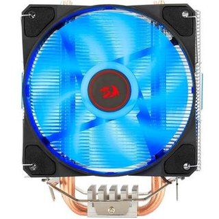 Air Cooler Redragon Tyr, LED Azul, AMD/Intel, 120mm, Preto - CC-9104B