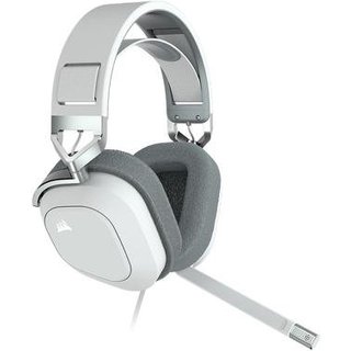 Headset Gamer Corsair HS80 Premium, RGB, Surround, Dolby 7.1, Drivers 50mm, Branco - CA-9011238-NA