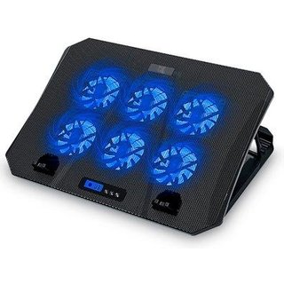Suporte para Notebook Maxprint Popmax High, 5x Ajustes, 6x Fans, 2x USB, Até 15.6, Preto - 60000119