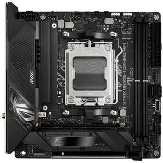 Placa-Mãe ASUS Rog Strix B650E-I Gaming WiFi, AMD, Mini-ITX, DDR5, RGB, WiFi, Bluetooth, Preto - 90MB1BI0-M0EAY0