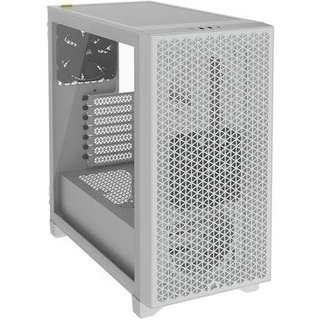 Gabinete Gamer Corsair 3000D Airflow, Mid-Tower, ATX, Lateral em Vidro Temperado, com FAN, Branco - CC-9011252-WW