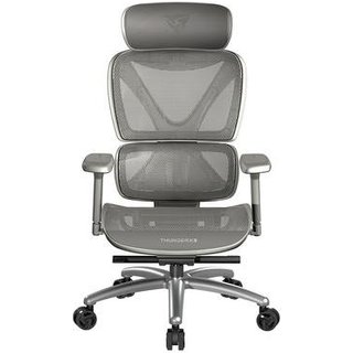 Cadeira Office ThunderX3 XTC Mesh, Até 150Kg, Reclinável, Braço 3D, Cilindro de Gás Classe 4, Nylon, Cinza - 80902