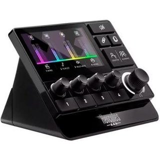 Controlador Stream 200 Hercules, Tela LCD, 8 Teclas, 5 Controladores de volume, XLR - 4780934