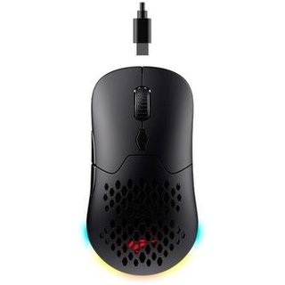 Mouse Gamer Sem Fio Havit MS963WB, RGB, 8000 DPI, 7 Botões, Bluetooth e 2.4G, Preto
