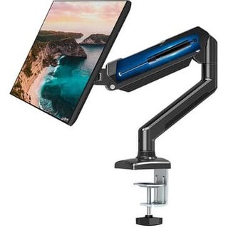 Suporte de Mesa Articulado para Monitor de até 32" Fitter, Ajuste com Pistão a Gás, VESA, Preto - F8