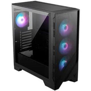 Gabinete Gamer MSI MAG Forge 321R Airflow, Mid Tower, Lateral em Vidro, 4x FANs ARGB, ATX, Preto - MAG FORGE 321R AIRFLOW