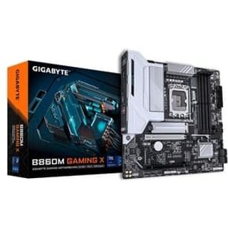 Placa Mãe Gigabyte B860M GAMING X WIFI6E, Intel, Micro ATX, DDR5, RGB, Wi-Fi 6E, Bluetooth, Preto - B86MGM6-00
