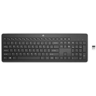 Teclado sem Fio HP 230, Design Elegante, Receptor USB Wireless, Layout BR, Preto - 3L1E7AA#AC4