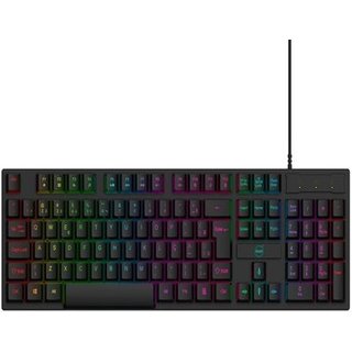 Teclado Gamer Dazz GTE1000 Rainbow, Anti Ghosting, ABNT2, USB, Preto - 62000177