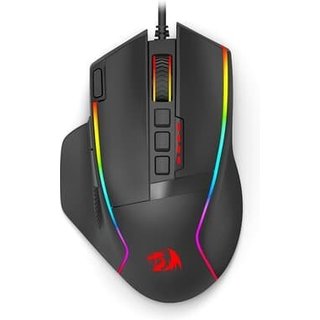 Mouse Gamer Redragon Swain RGB V2, 26000 DPI, Sensor Óptico PAW3327, 9 Botões Programáveis, USB, Preto - M915-RGB V2