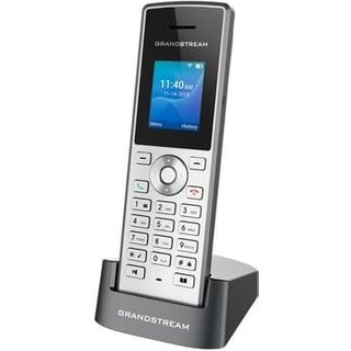 Telefone IP Sem Fio Grandstream, Portátil, Wi-Fi, LCD TFT, 2 Linhas, Prata - WP810