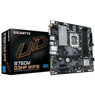 Placa Mãe Gigabyte B760M D3HP WIFI6, Intel, Micro ATX, DDR5, Wi-Fi 6, Bluetooth, Preto - 9MB76M3PW-00-G10