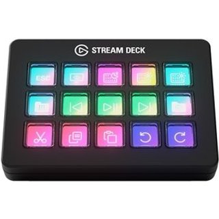 Stream Deck Elgato MK.2, 15 Teclas LCD Personalizáveis, Preto - 10GBL9901