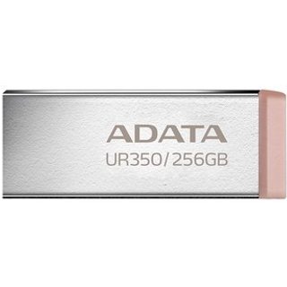Pen Drive 256GB ADATA UR350, USB 3.2, Metálico, Dourado - UR350-256G-RSR/BG