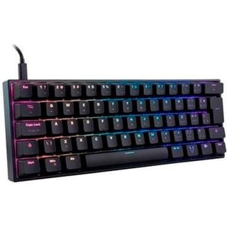 Teclado Mecânico Gamer Husky Blizzard, 60%, RGB, Switch Gateron Red, ABNT2, Preto - HTG001PTVR