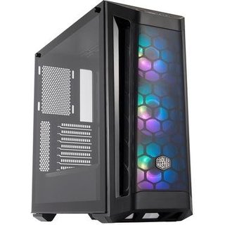 Gabinete Gamer Cooler Master MasterBox MB511, Mid Tower, 3x Fans ARGB Frontais, Lateral em Vidro Temperado, Preto - MCB-B511D-KGNN-RGA