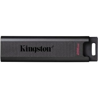 Pen Drive 256GB Kingston DataTraveler Max, USB-C 3.2 Gen 2, Leitura de 1000MB/s, Preto - DTMAX/256GB