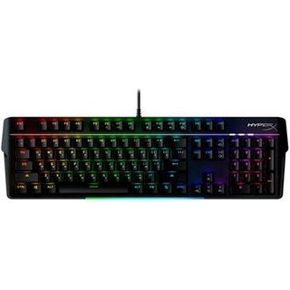 Teclado Mecânico Gamer HyperX Alloy MKW100, RGB, Switch Red, Full Size, US, Preto - 4P5E1AA#ABA