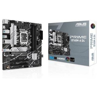 Placa-Mãe ASUS Prime B760M-A, Intel LGA 1700, D4, mATX, DDR4, Preto - 90MB1D00-M0EAY0