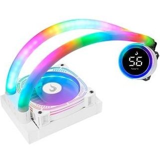 Water Cooler Rise Mode Aura Ice, ARGB, 120mm, AMD/Intel, Branco - RM-WAI-01-ARGB