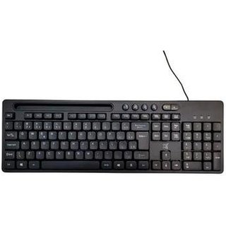 Teclado Maxprint Multimídia PROP usb 2.0 preto ,suporte para celular - 60000145
