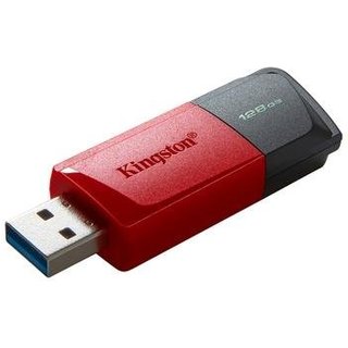 Pen Drive 128GB Kingston Data Traveler Exodia M, USB 3.2, Preto e Vermelho - DTXM/128GB