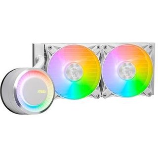 Water Cooler MSI Mag Coreliquid E240, ARGB, 240mm, AMD/Intel, Branco - MAG CORELIQUID E240 WHITE