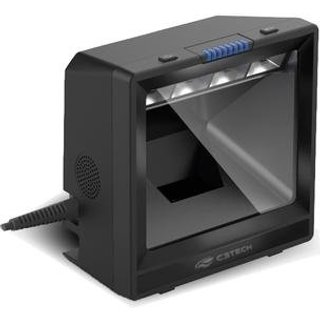 Leitor de Código de Barras C3Tech, 1D e 2D, Sensor CMOS, USB, Preto - LB-D2000BK