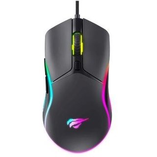 Mouse Gamer Professional Havit MS1029, RGB, 7200 DPI, 6 Botões, Preto