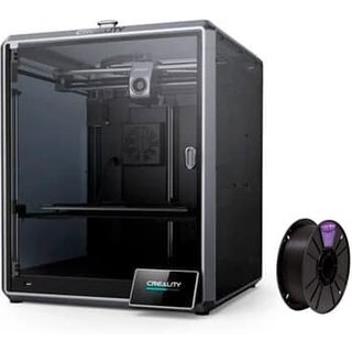 Kit Impressora 3D Creality K1 Max + Filamento PLA Preto Velvet 1kg