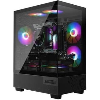 Gabinete Gamer MSI PAG Pano M110A, Mini Tower, Lateral em Vidro, 3x FANs ARGB, M-ATX,Mini ITX, Preto - PANOM100A