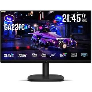 Monitor Gamer Cooler Master 21.45", FHD, 100Hz, 1ms, VA, HDMI e VGA, Preto - GA22FC