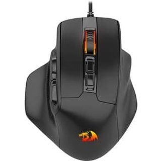 Mouse Gamer Redragon Bullseye, RGB, 12400 DPI, Sensor Óptico PAW3327, 7 Botões Programáveis, USB, Preto - M806-RGB