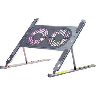 Suporte para Notebook Dapon, com Ventoinhas, Preto - P11F