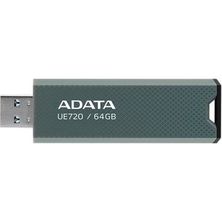 Pen Drive 64GB ADATA Elite UE720, USB 3.2, OTG, Dual Conector, Cinza - UE720-64G-CGY/BK